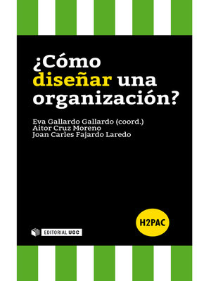 cover image of ¿Cómo diseñar una organización?
